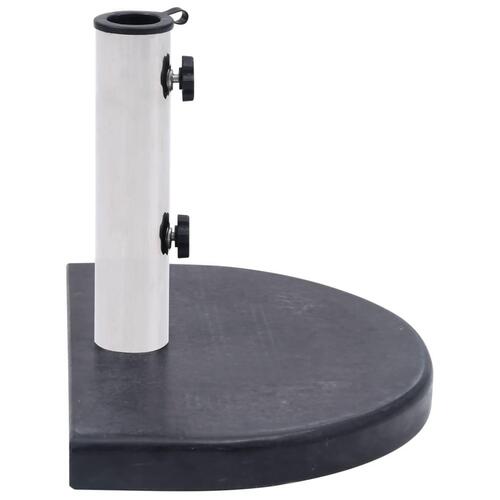 Parasolfod 40x28x4 cm granit sort