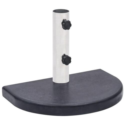 Parasolfod 40x28x4 cm granit sort