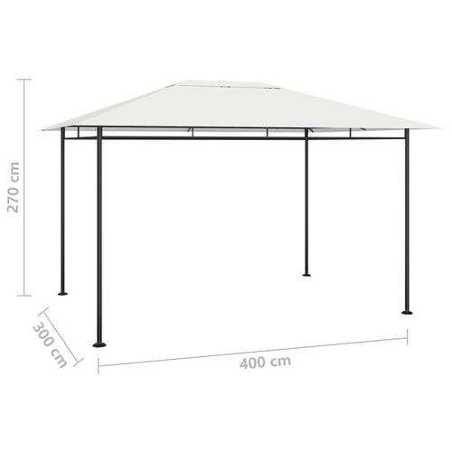 Pavillon 384x281x270 cm 180 g/m² cremefarvet