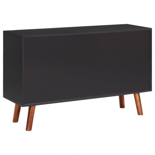 Skænk 110x35x70 cm massivt akacietræ og MDF