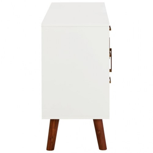 Skænk 110x35x70 cm massivt akacietræ og MDF