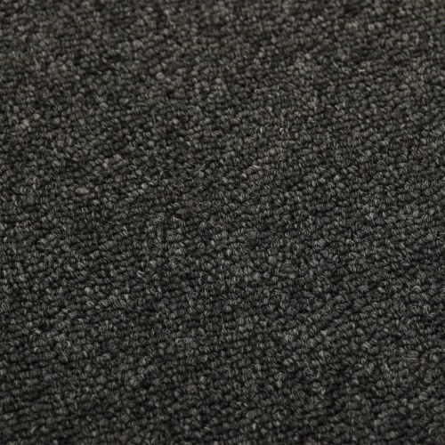 Tæppefliser 16 stk. 25x100 cm 4 m² antracitgrå