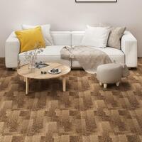 Tæppefliser 20 stk. 5 m² brun