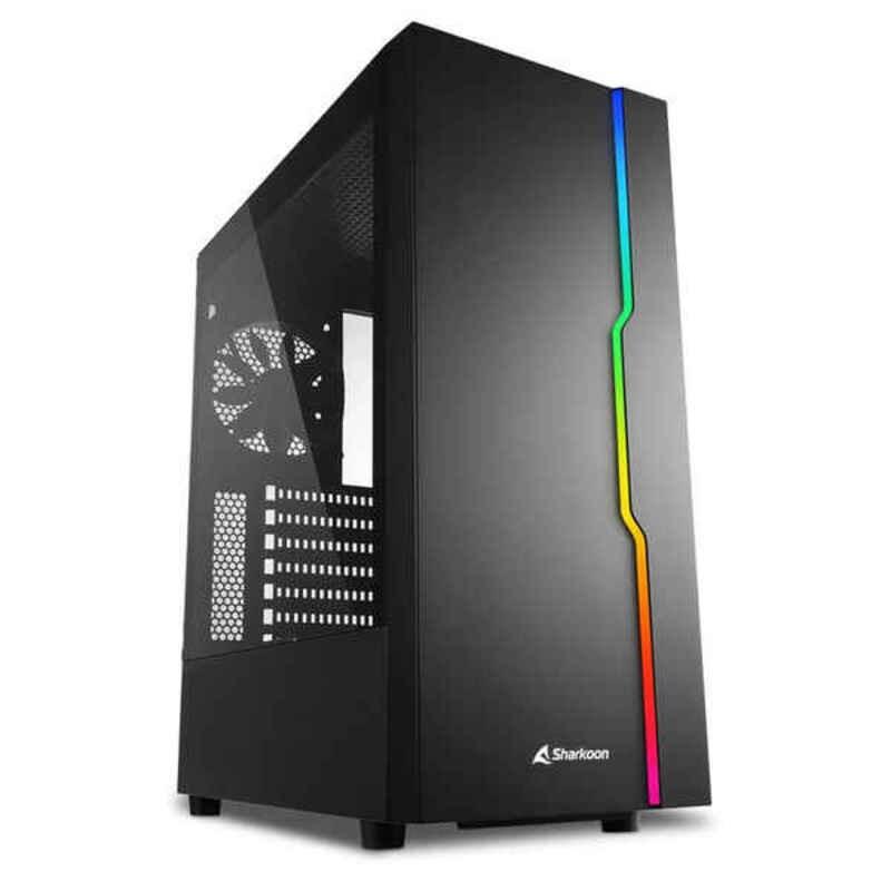 Sharkoon RGB Slider ATX semi-tårn - Sort