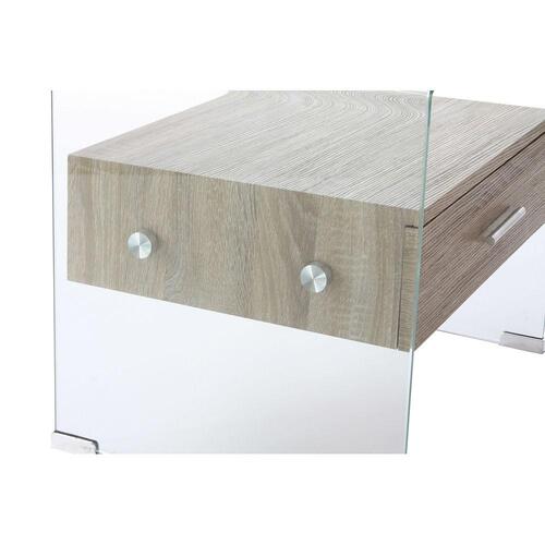 Natbord 8424001754793 Multifarvet Gennemsigtig Natur Krystal Træ MDF 50 x 40 x 45,5 cm