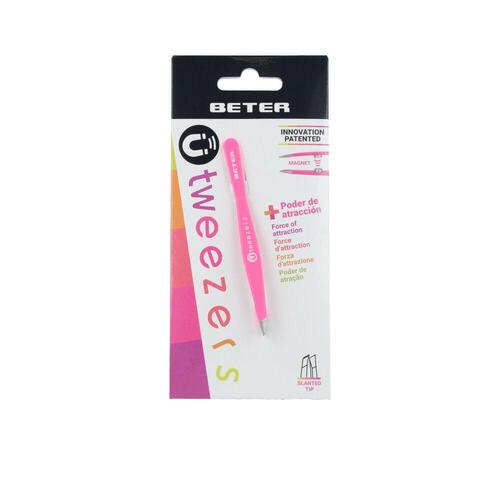 Pincetter til hårfjerning Tweezers Beter Skrå Spids Fuchsia