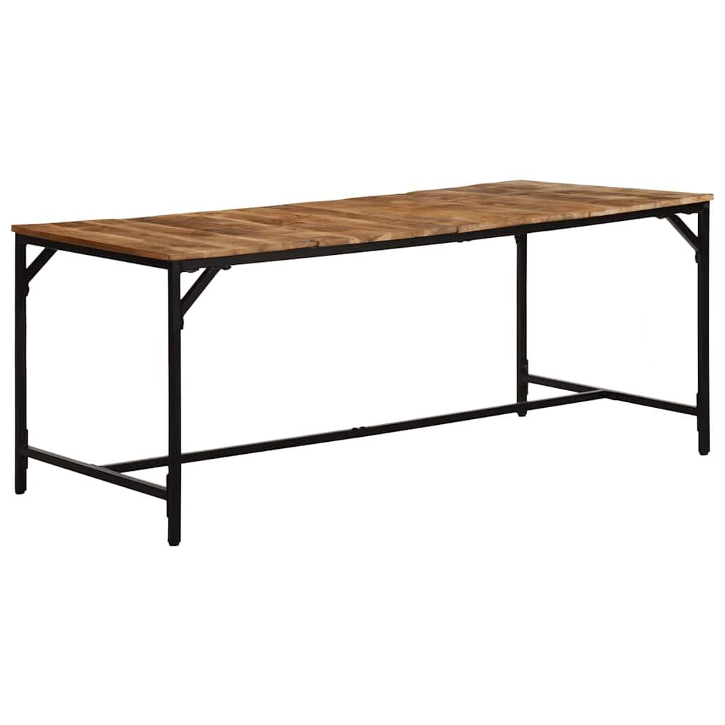 Spisebord 180x90x75 cm massivt ru mangotræ