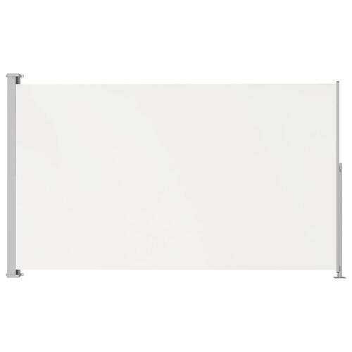 Sammenrullelig sidemarkise til terrassen 220x300 cm cremefarvet