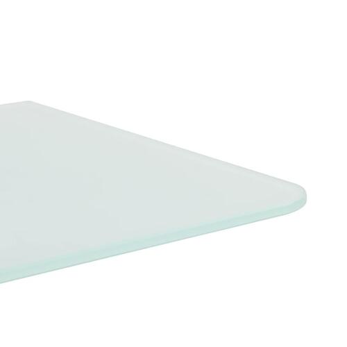 Vægophængt urinalafskærmning 90 x 40 cm hærdet glas
