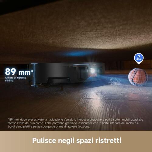 Dreame robotstøvsuger - 6400 mAh, sort, Wi‑Fi