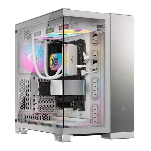 ATX Semi-tårn kasse Corsair CC-9011285-WW Hvid Grå Multifarvet