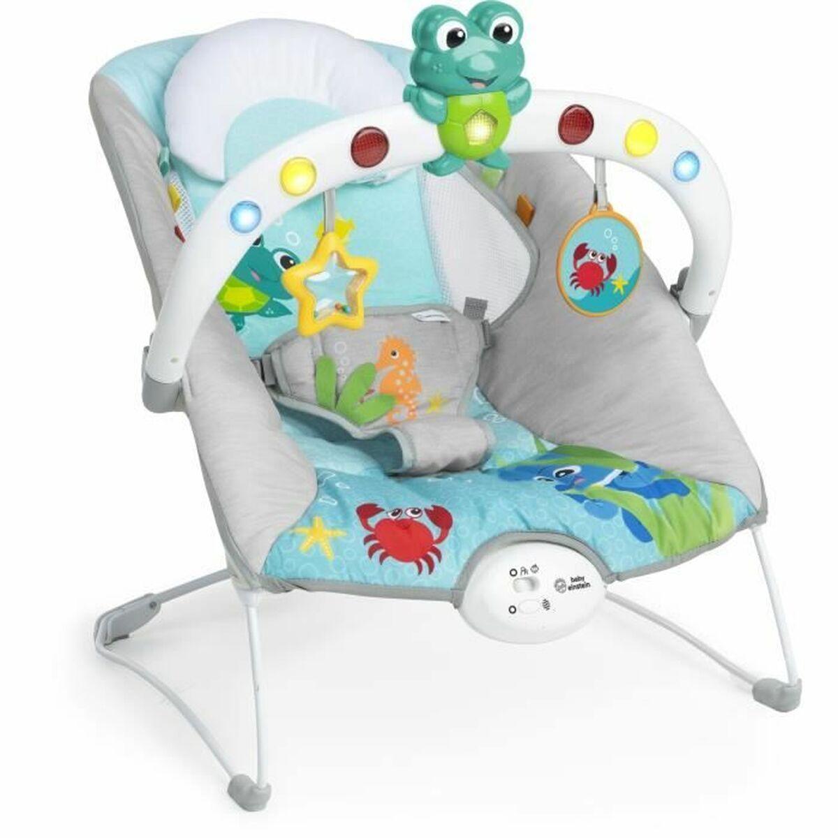 Baby Hængekøje Baby Einstein Ocean - Blå bouncer med lys og musik