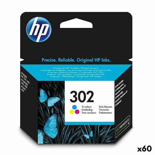 Original blækpatron HP Officejet 3830 All-in-One Nº 302 Tricolour (60 enheder)