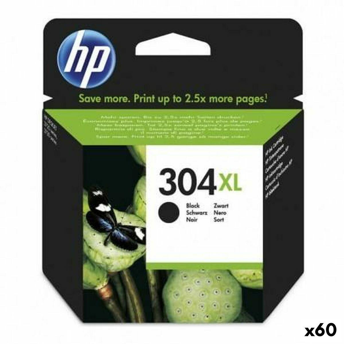 HP 304XL sort - original blækpatron, 55 ml (60 stk.)