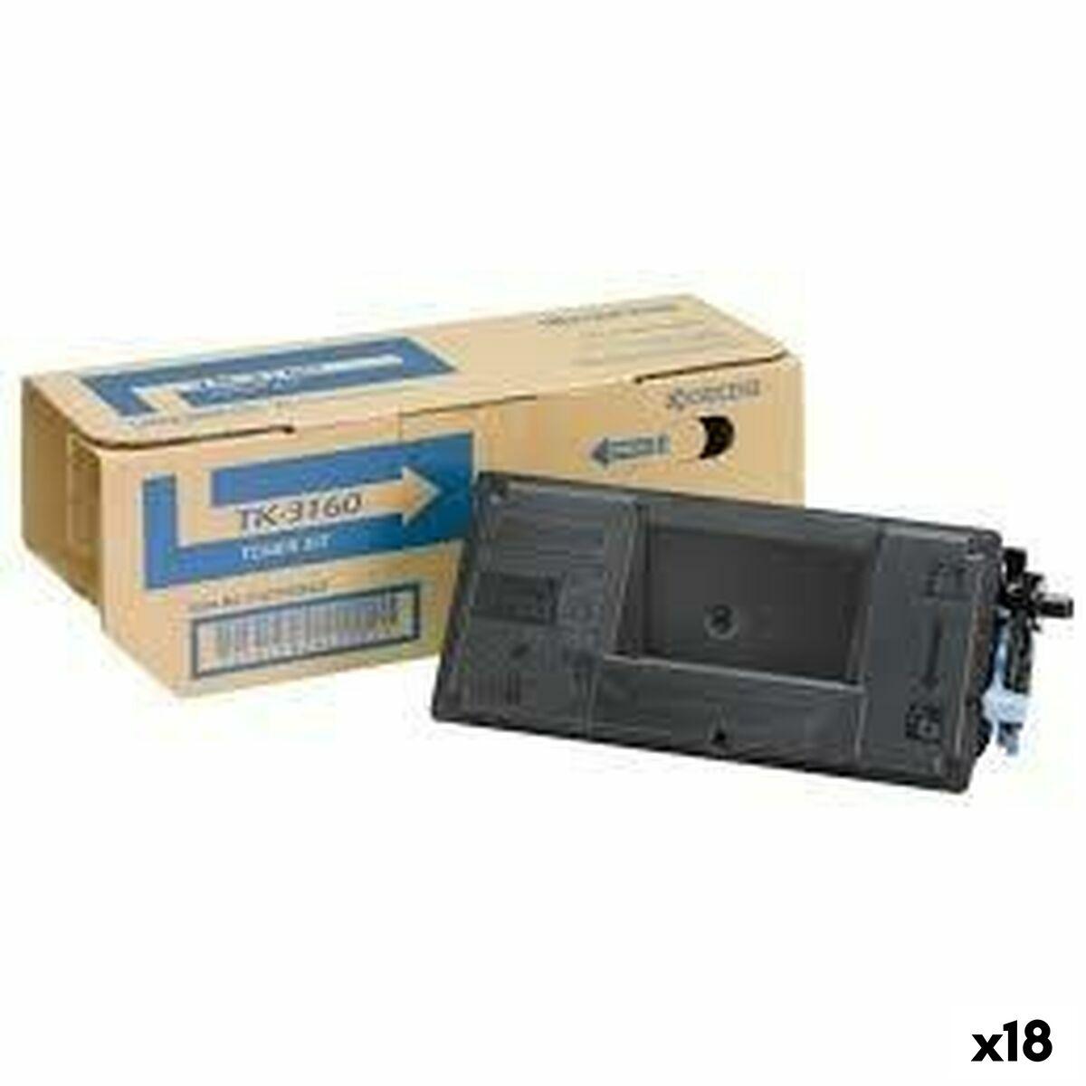 Kyocera TK-3160 original toner - sort (18 enheder)