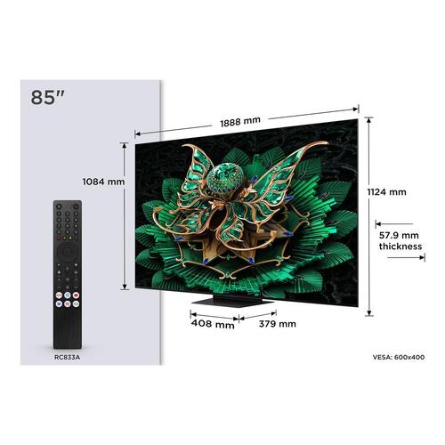 Smart TV TCL 85C7K 85" 4K Ultra HD HDR