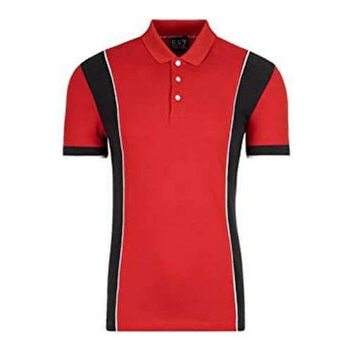 Armani Jeans kortærmet polotrøje til mænd - rød, XL