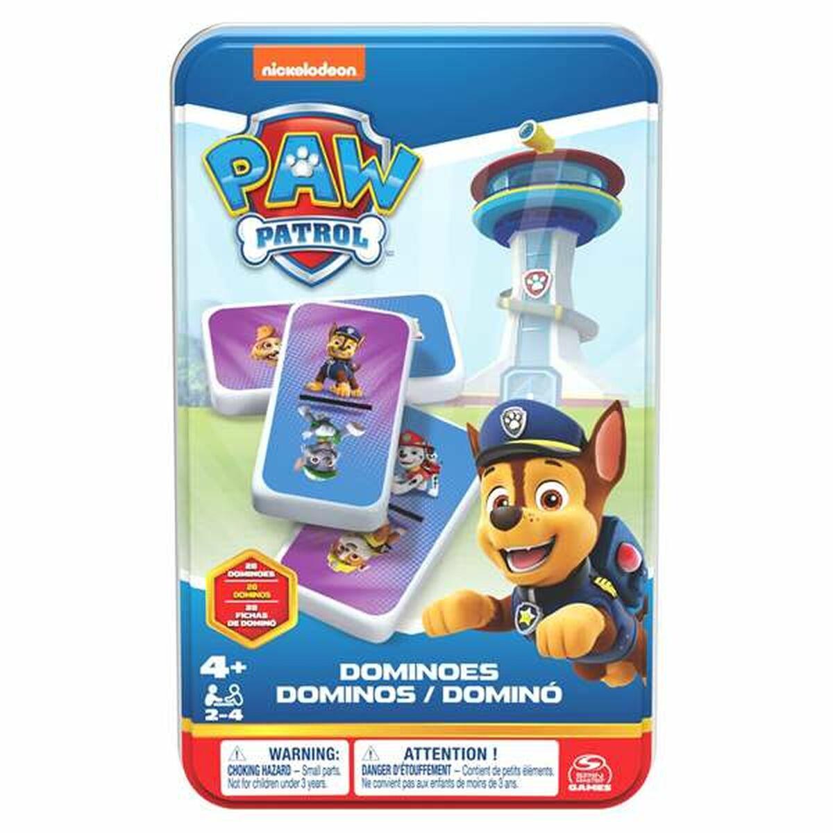 Paw Patrol domino - 28 brikker (multifarvet)