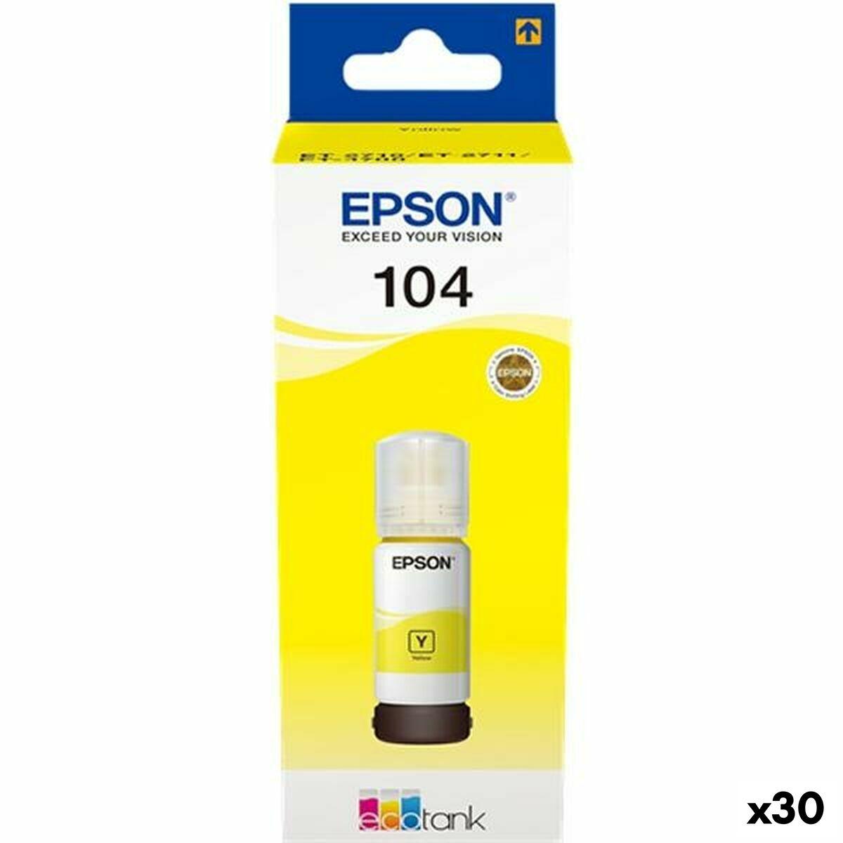Epson 104 gul blæk - genopfyldning til EcoTank
