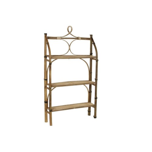 Hylde i natur bambus/spanskrør - 3 hylder (62 × 15 × 103 cm)