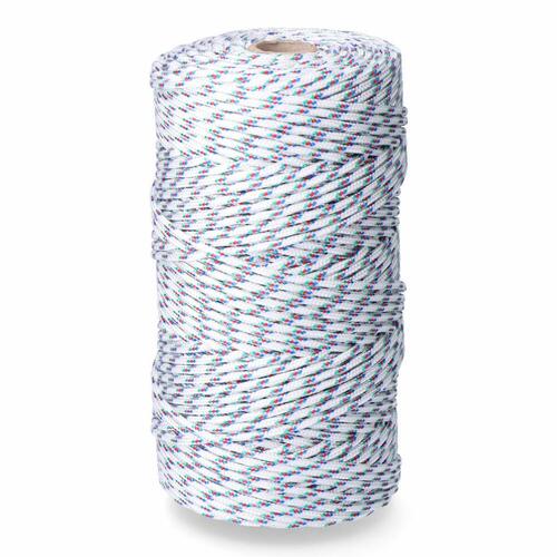 Snørebånd, ledning EDM 87916 Tricolour polypropylen 5 mm x 200 m Fletning