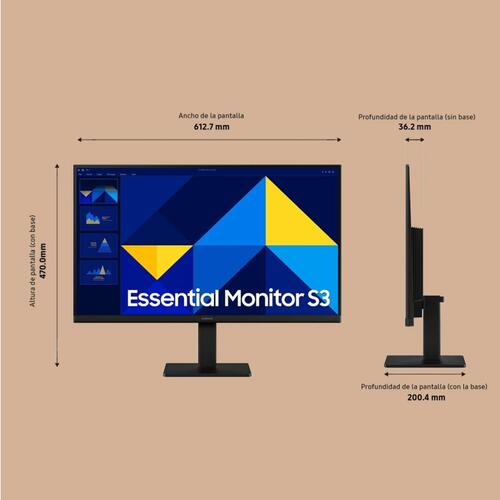 Gaming skærm Samsung LS27D304GAUXEN Full HD 27"