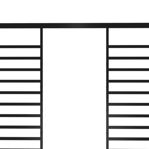 Havepavillon med udtrækkeligt tag 4x3x2,3 m 180 g/m² antracit