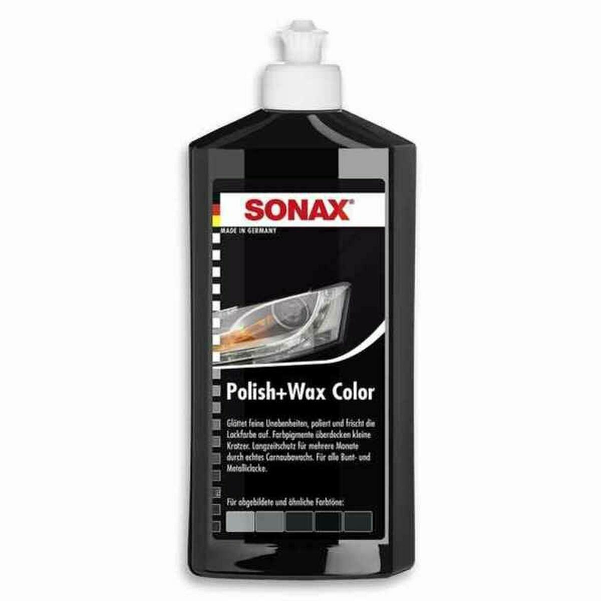 Sonax Polish + Wax Color, sort - bilpolish 500 ml