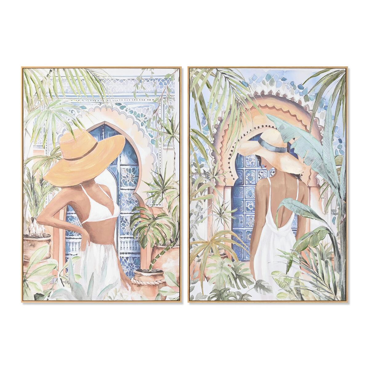 Lærredsmaleri - Tropisk chic, 80 × 120 cm