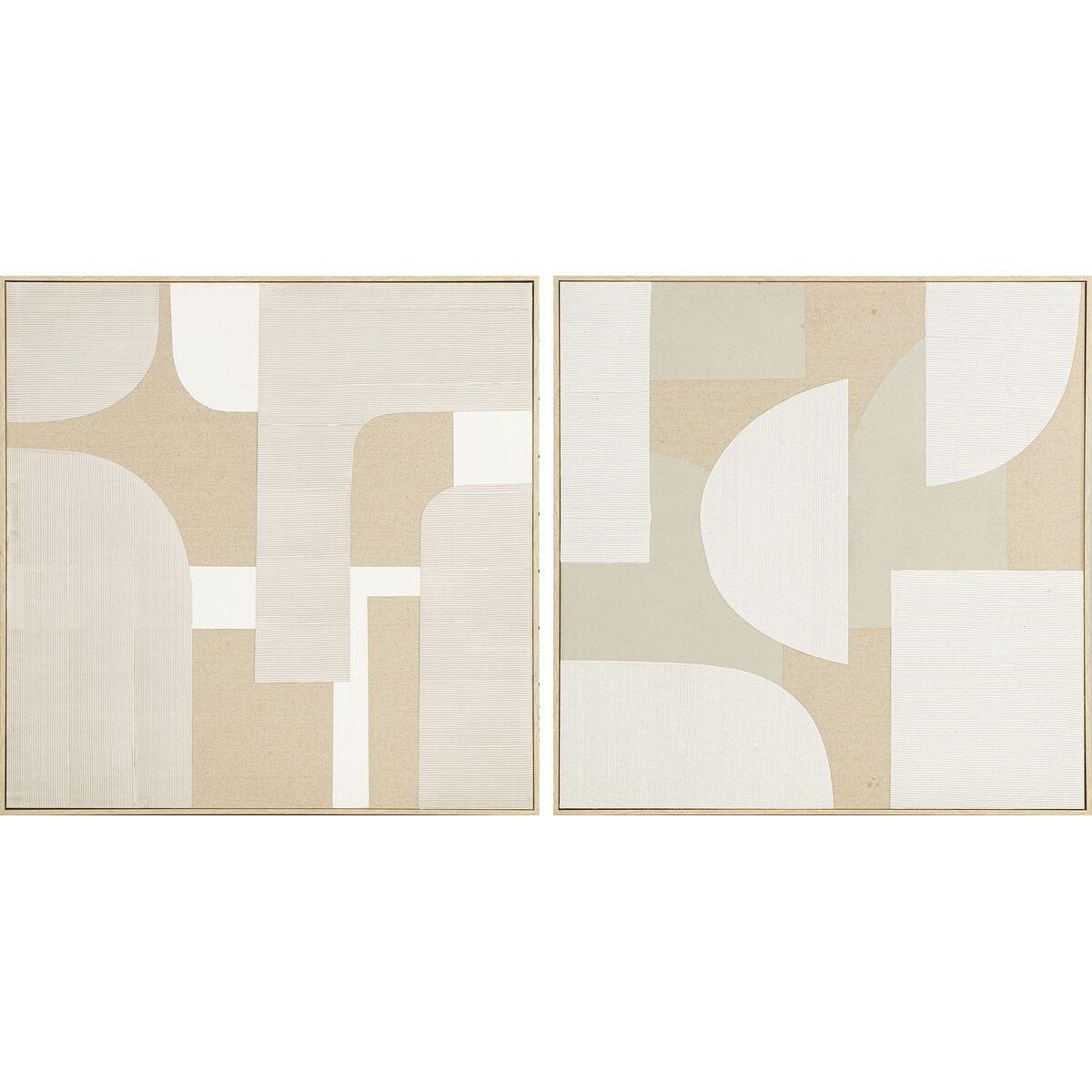 Maleri - polystyren ramme, 90 × 3,8 × 90 cm