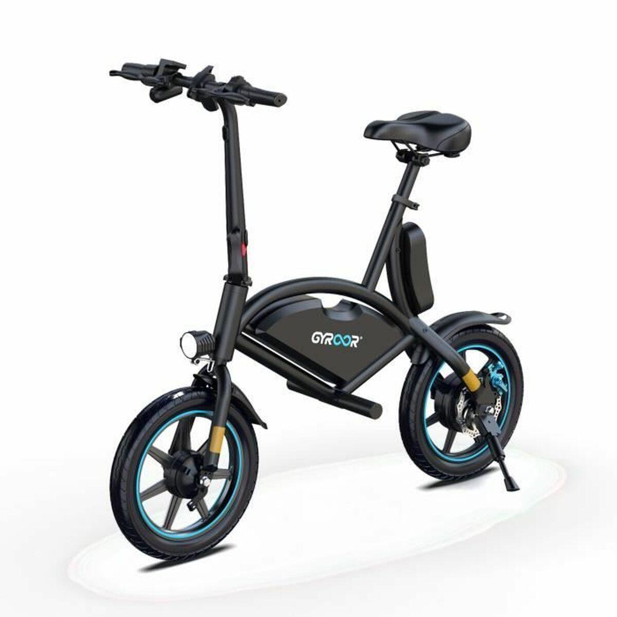 Elektrisk cykel Gyroor Sort 350 W 7,8 ah 14"