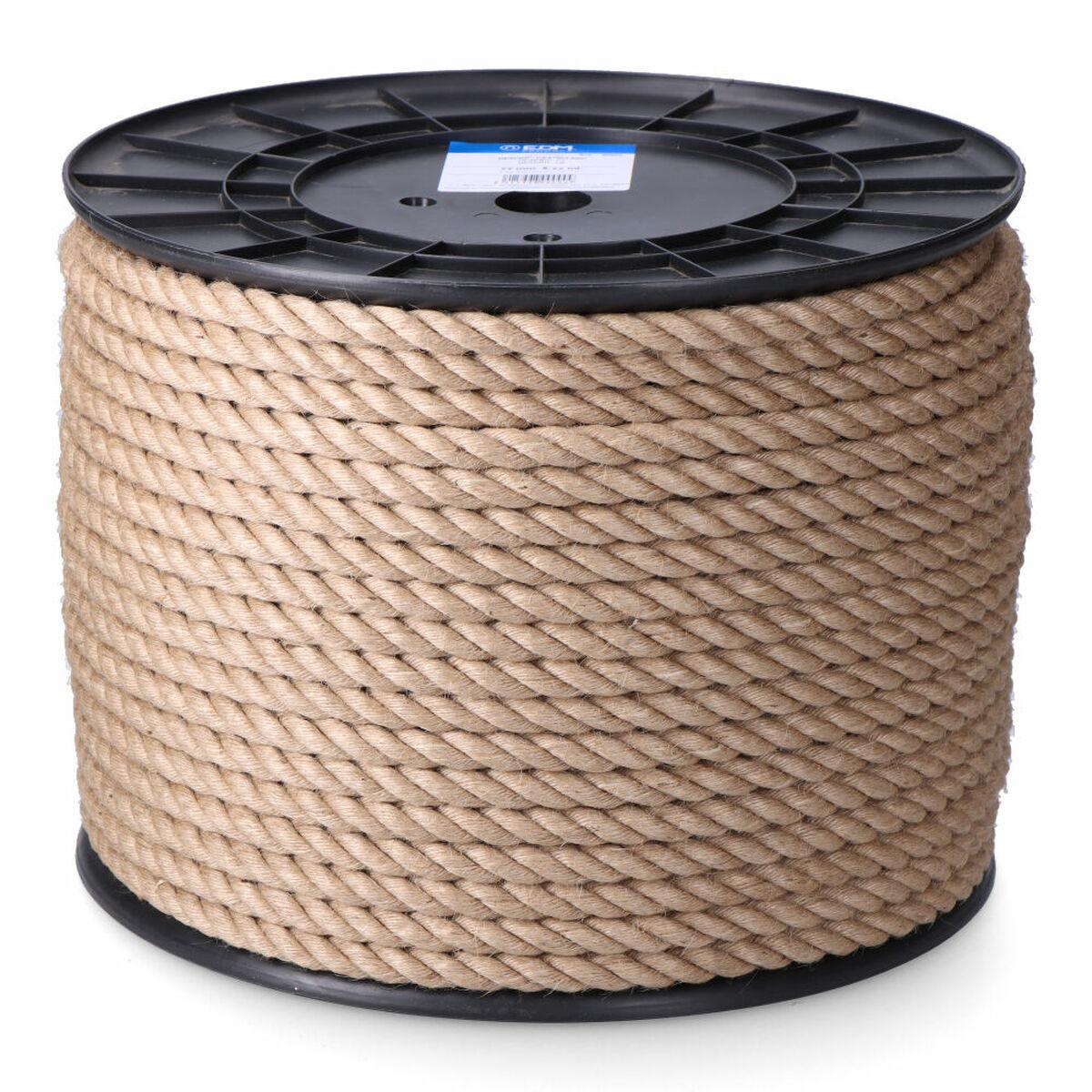 EDM Tov i natur jute 14 mm - 100 m spole