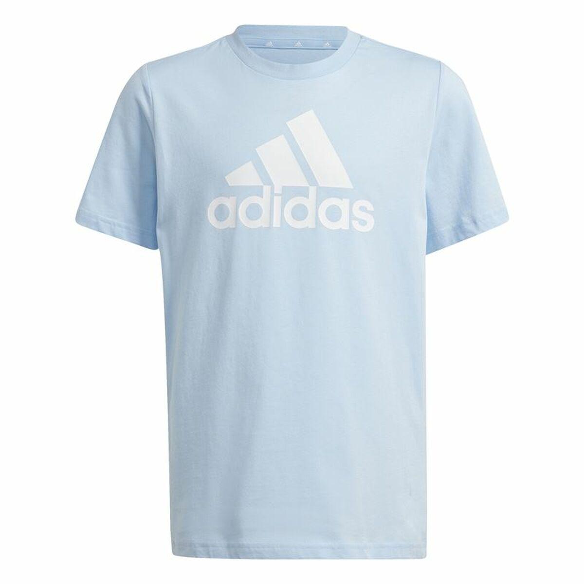 Adidas Essentials kortærmet T-shirt til børn - himmelblå (15-16 år)