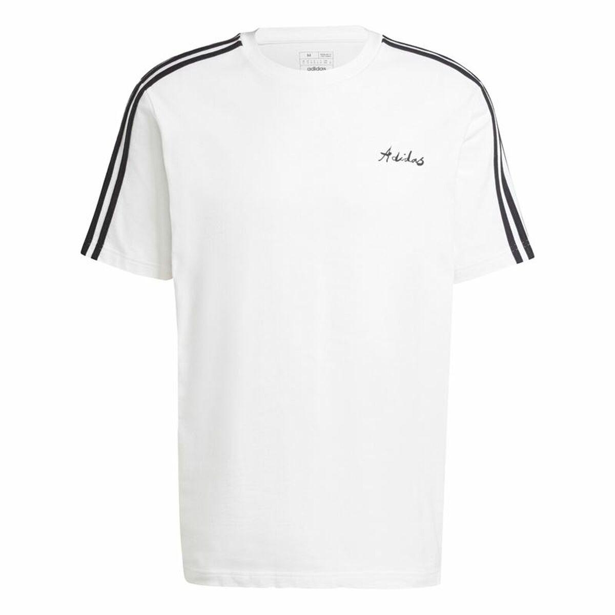 Adidas Gallery Graphic kortærmet T-shirt til mænd - Hvid (XL)