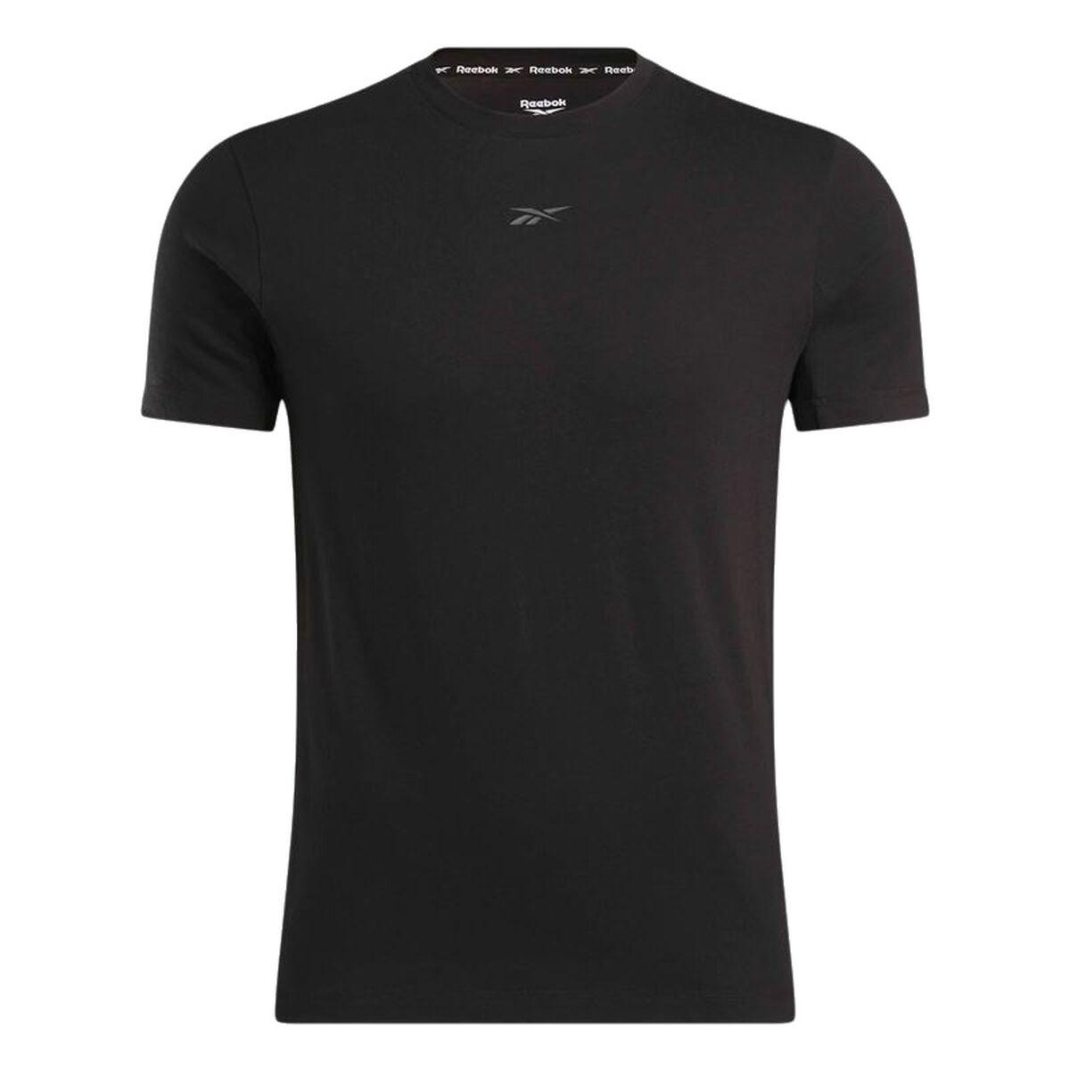 Kortærmet T-shirt til Mænd Reebok Reebok Athlete Tee Sort L