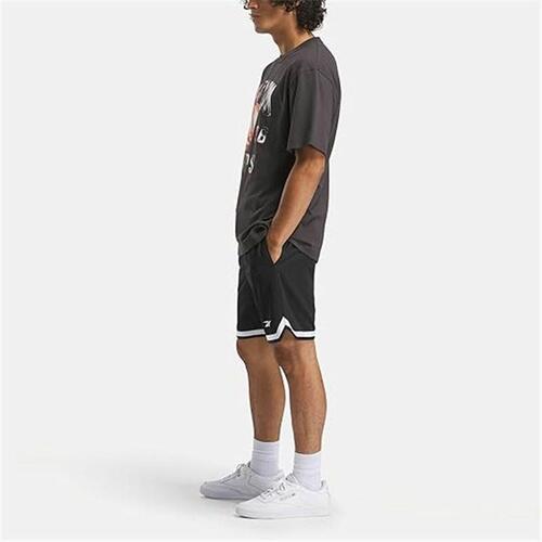Kortærmet T-shirt til Mænd Reebok Gs Basketball On Fir Sort XL