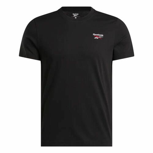 Kortærmet T-shirt til Mænd Reebok Identity Smal Sort XXL