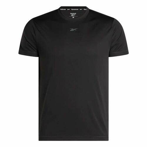 Kortærmet T-shirt til Mænd Reebok Id Train Ss Tech Tee Sort M