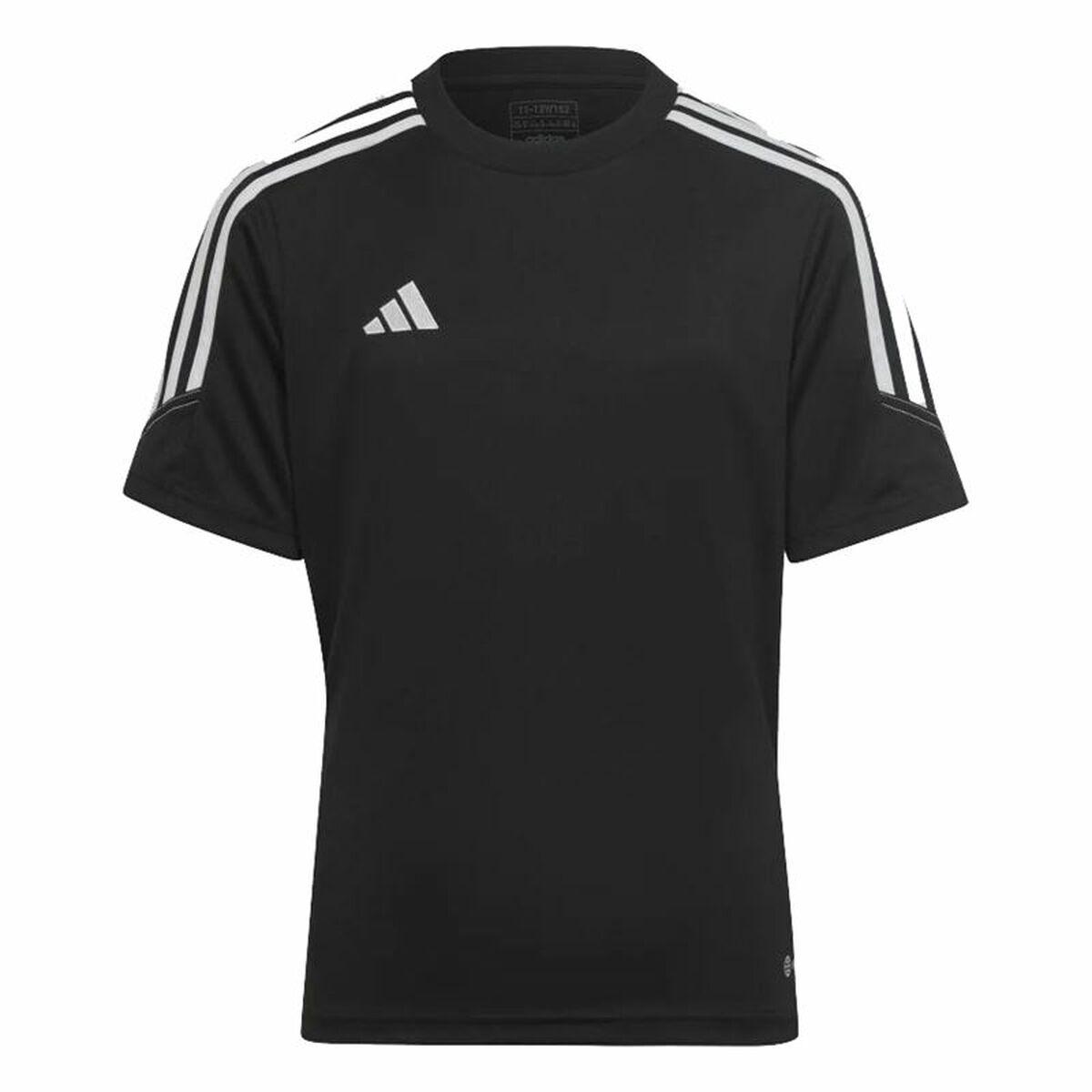 Adidas Tiro 23 fodboldtrøje - sort (7-8 år) billede