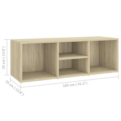 Skoreol 105x35x35 cm konstrueret træ sonoma-eg