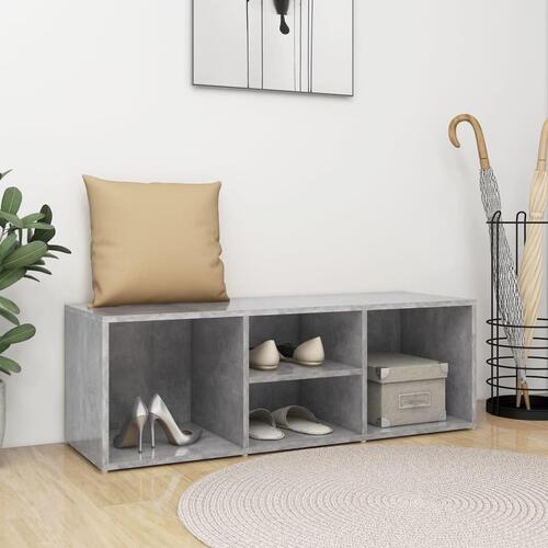 Skoreol 105x35x35 cm konstrueret træ betongrå