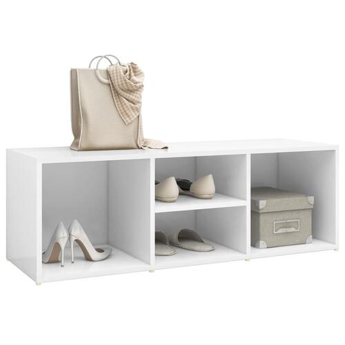 Skoreol 105x35x35 cm konstrueret træ hvid