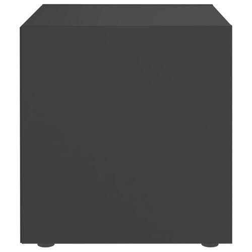 Tv-borde 4 stk. 37x35x37 cm konstrueret træ grå