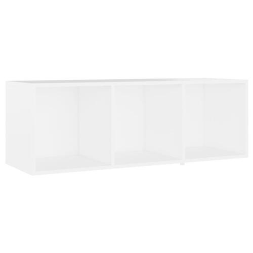 Tv-skab 107x35x37 cm spånplade hvid
