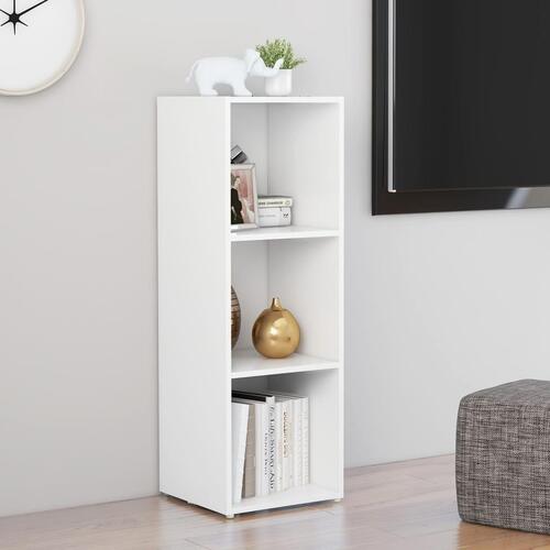Tv-skab 107x35x37 cm spånplade hvid