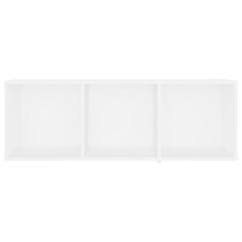 Tv-skab 107x35x37 cm spånplade hvid