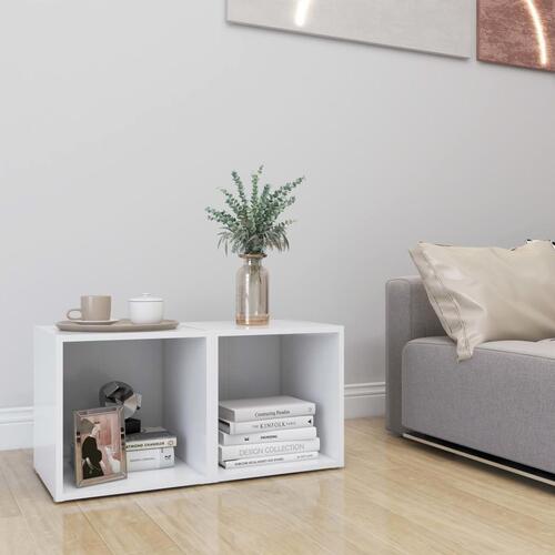 Tv-borde 2 stk. 37x35x37 cm konstrueret træ hvid
