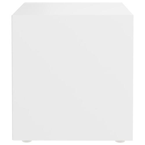 Tv-borde 2 stk. 37x35x37 cm konstrueret træ hvid