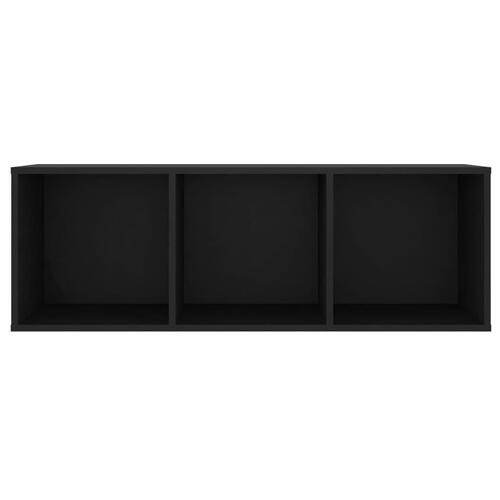 Tv-skab 107x35x37 cm konstrueret træ sort