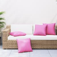 Pyntepuder 4 stk. Pink 60x60 cm Stof